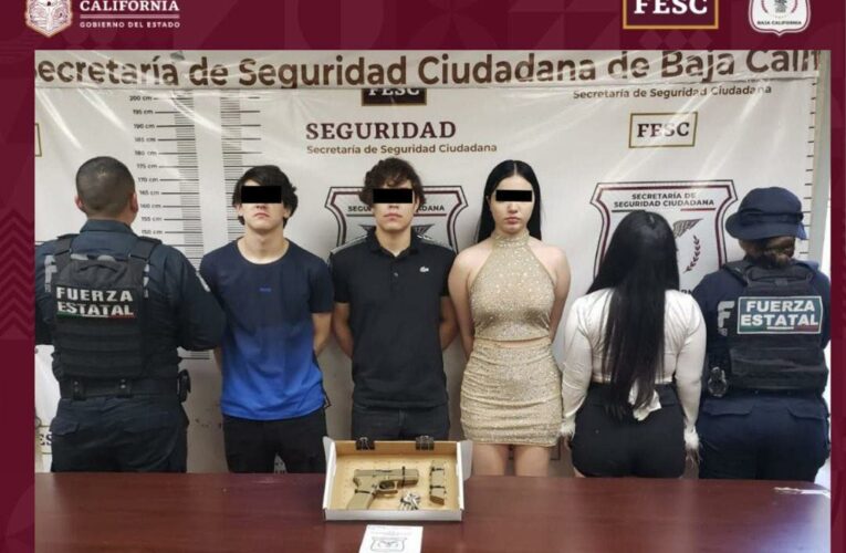 La influencer Sherlyn Gonzáles, fue detenida en posesión de arma de fuego