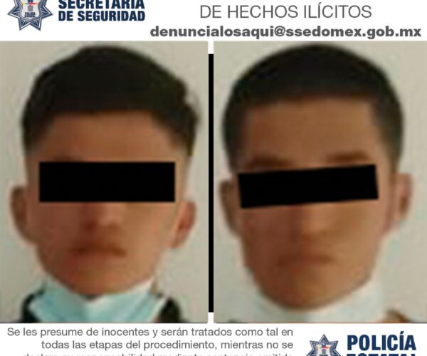 SECRETARÍA DE SEGURIDAD DETIENE A DOS PROBABLES IMPLICADOS DEL DELITO DE PRIVACIÓN ILEGAL DE LA LIBERTAD DE UNA MENOR DE EDAD