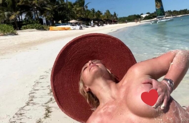 Con un topless en Quintana Roo, así celebró Britney Spears un año de libertad