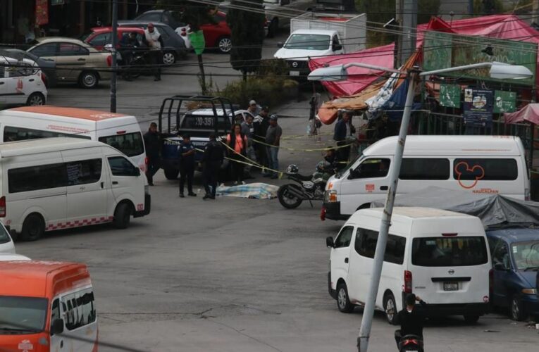 Asesinan a checador de transporte público en Naucalpan