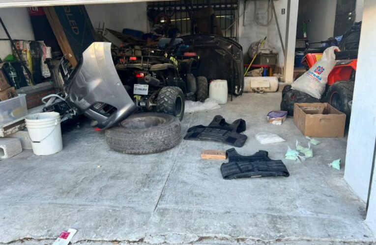 FGR decomisa armas y narcoticos en Baja California