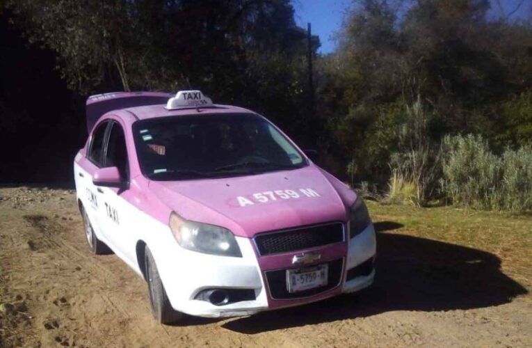 Hallan cuerpos en cajuela de taxi en la zona del Ajusco