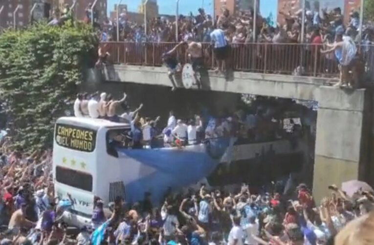 (VIDEOS) Se les pasó la mano con los festejos a los Argentinos
