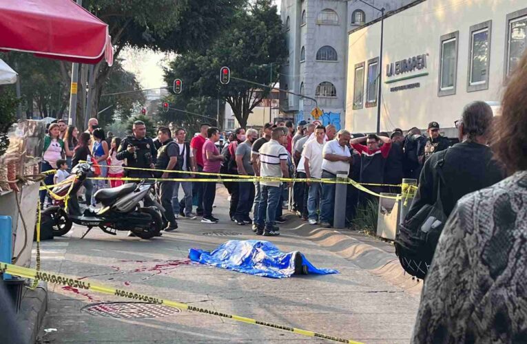 Un repartidor es asesinado en el centro de la CDMX