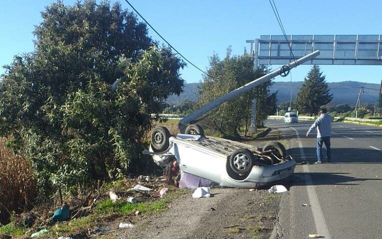 Tres muertos en accidente Toluca-Tenango