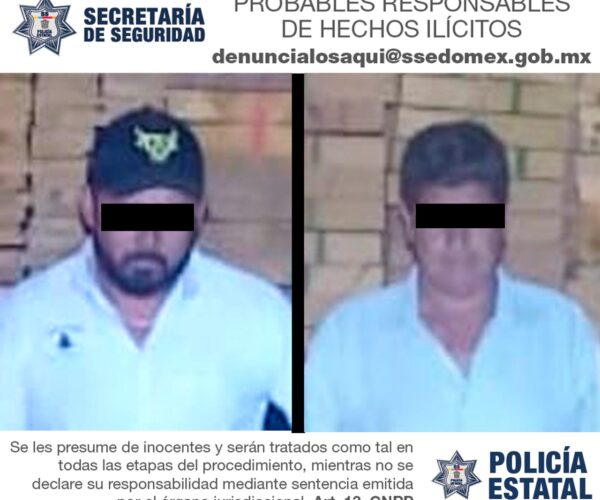 POLICÍAS DE LA SECRETARÍA DE SEGURIDAD DETIENE A TRES HOMBRES QUE AL PARECER TRANSPORTABAN MADERA DE FORMA ILEGAL