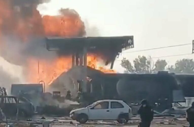 Se registró una explosión de gasolinería de Tula, Hidalgo