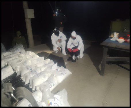 Ejército Mexicano asegura 280 kilogramos de posible fentanilo en Sinaloa