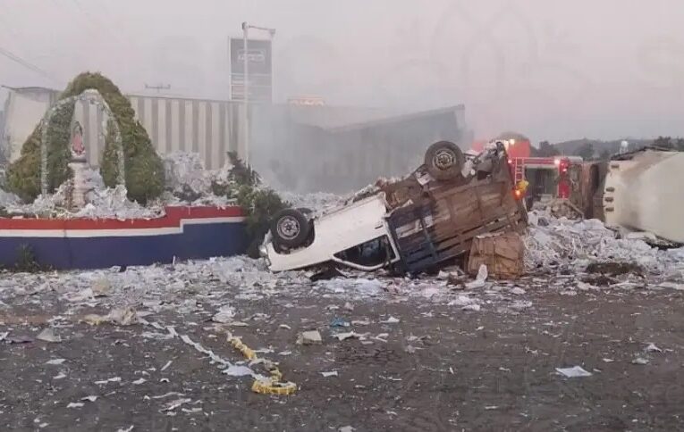 Fuerte accidente en la México-Veracruz deja 5 lesionados