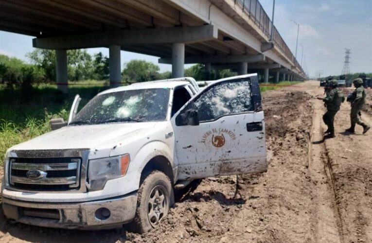 Video. Fuerte balacera en el Puente Internacional Reynosa-Pharr