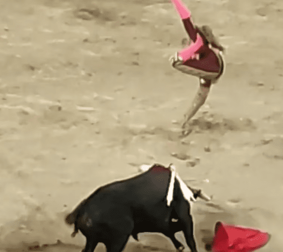 VIDEO   Torero sufre cornada en la Feria de San Marcos