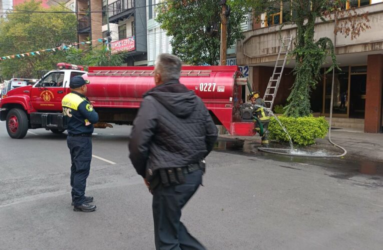 Así se fue el incendio en la Colonia Anzures