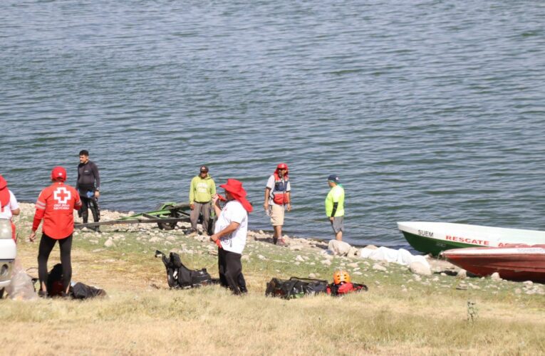 Recuperan cuerpo de joven ahogado en el Lago de Guadalupe tras casi 24 horas de búsqueda