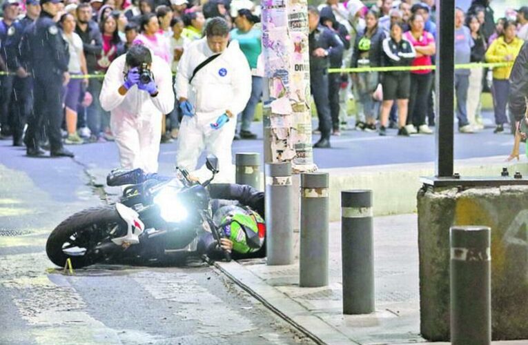 Motociclista acribillado mientras conducía su motocicleta en la Alcaldía Morelos