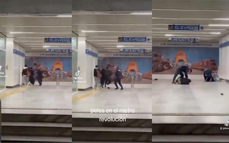 Policía de la Ciudad de México Enfrenta a Hombres en el Metro Revolución al Ritmo de “Eye of the Tiger” [VIDEO]
