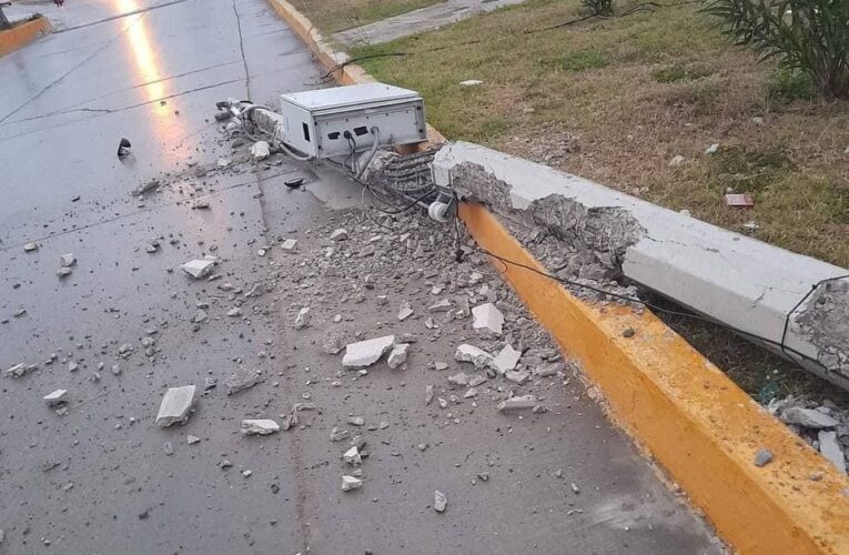 Crimen organizado “tumba” cámaras de seguridad en Reynosa, Tamaulipas