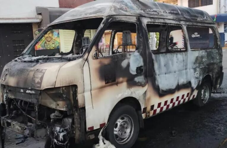 Ataque a ruta de transporte público en el Estado de México deja una unidad incendiada y sin heridos