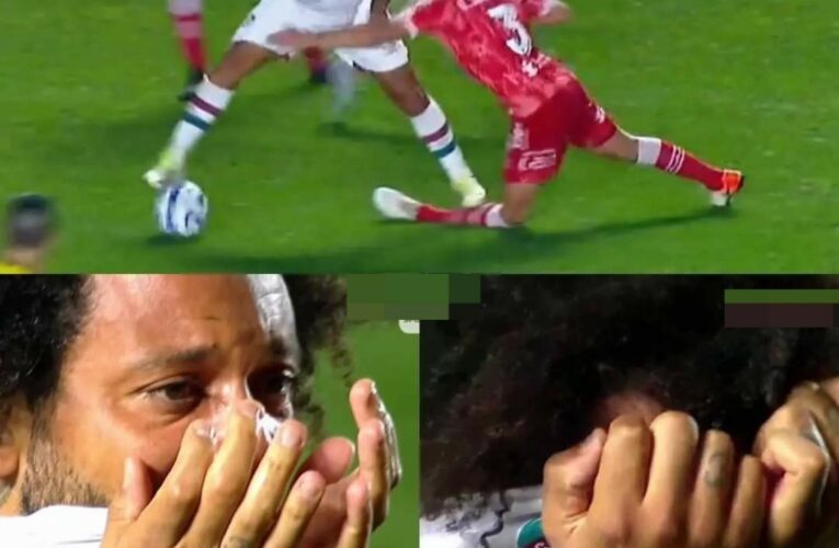 (VIDEO) Impactante patada de Marcelo a Sánchez: Lesión, expulsión y lágrimas en la Copa Libertadores