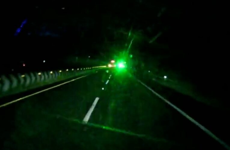 VIDEO Usan rayos láser para asaltar en la carretera Puebla-Orizaba