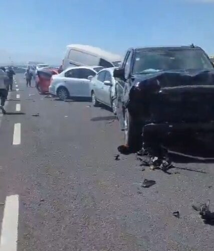 (Video) Accidente múltiple en autopista Toluca-Naucalpan: presunto humo de incendios como causante