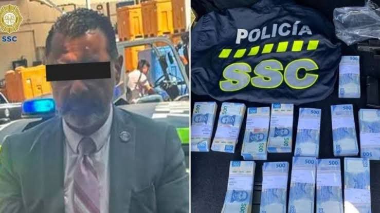 Detienen a un hombre en Lomas de Chapultepec con 700 mil pesos en efectivo