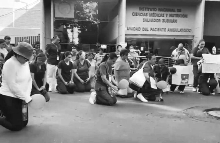 Protesta por asesinato de enfermera en CDMX: “Nos falta Norma”