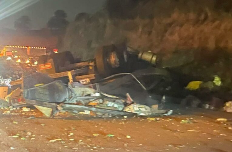 Caos en la autopista México-Puebla: Accidente de tráiler provoca prolongado cierre vial