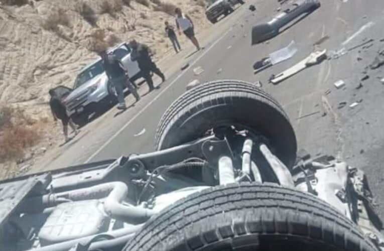 Fatal accidente en “La Rumorosa” deja un muerto y 8 heridos