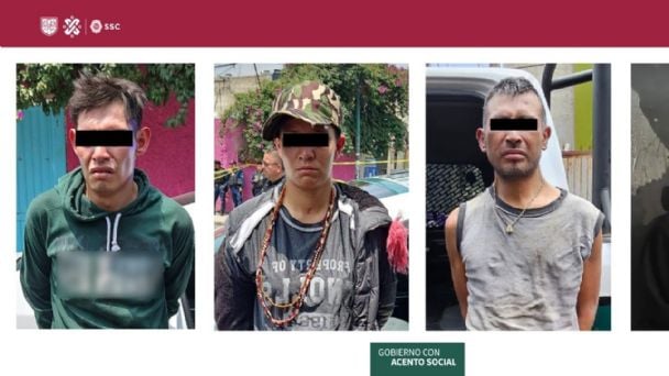 Detienen a cuatro con restos humanos en Iztapalapa