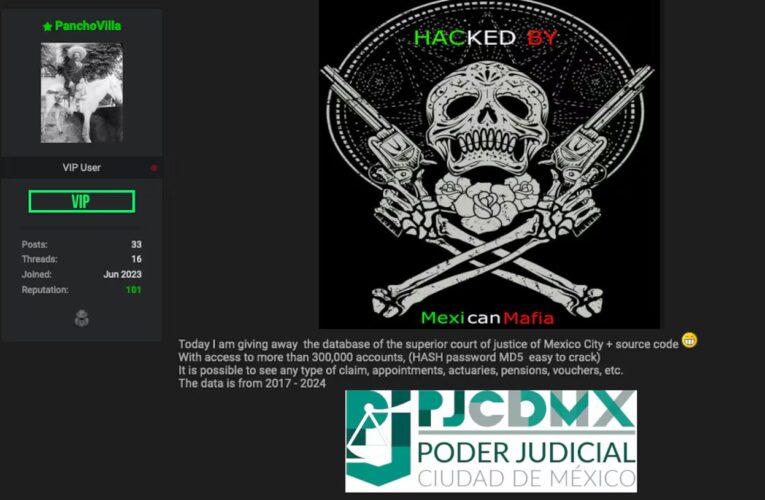 Hackers Filtran Datos de 162,000 Abogados tras Ataque al Poder Judicial de la CDMX