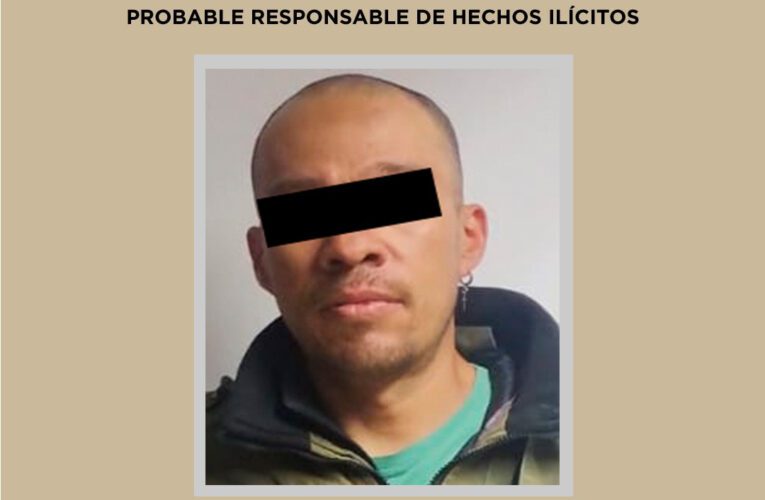 OPERATIVO BLINDAJE DE LA SECRETARÍA DE SEGURIDAD DEL EDOMEX, LLEVA A LA DETENCIÓN DE UN HOMBRE POR SU PROBABLE PARTICIPACIÓN EN ROBO A CASA HABITACIÓN