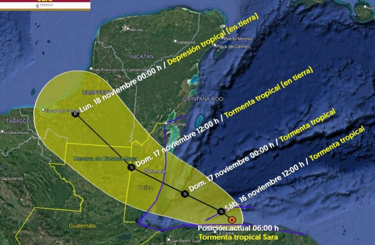 Autoridades de los tres niveles de gobierno efectúan recorridos en zonas vulnerables de Quintana Roo y Campeche, redoblan acciones de desazolve de los sistemas de drenaje y dragado de ríos