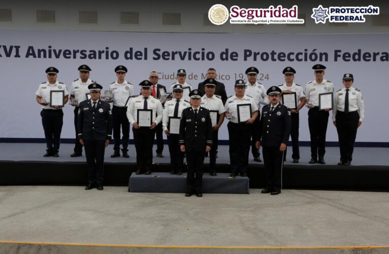 El Servicio de Protección Federal celebró 16 años como referente de seguridad y compromiso con México