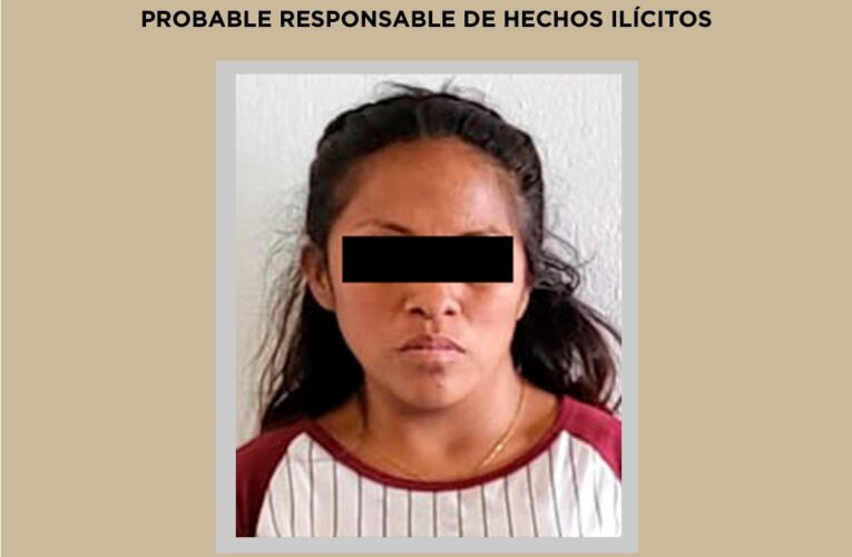 TRAS SOLICITUD DE AYUDA, LA SECRETARÍA DE SEGURIDAD DEL EDOMEX DETIENE A MUJER PROBABLE RESPONSABLE DE AGRESIÓN