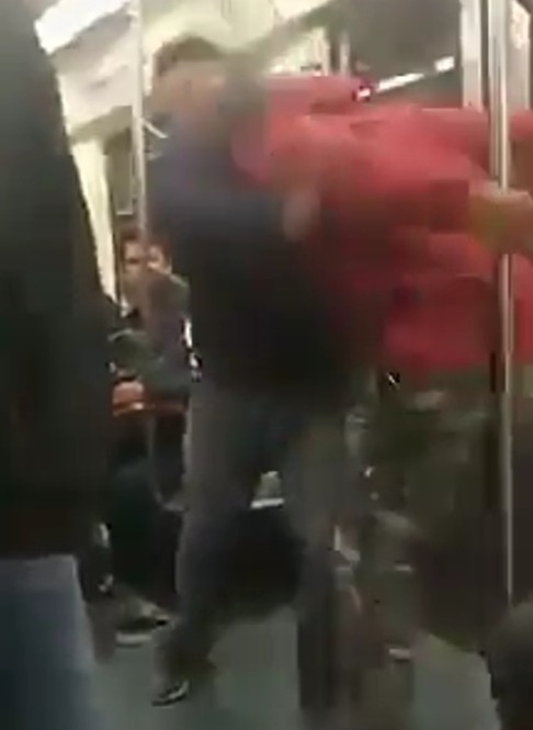 (Video) Pelea en el Metro CDMX termina con detención