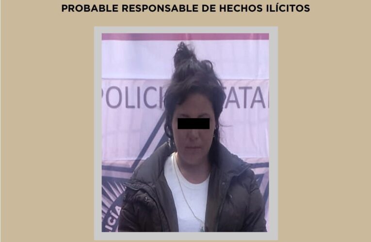 DETIENE SSEM A MUJER POR POSIBLE SUSTRACCIÓN DE MERCANCÍA DE UNA TIENDA DEPARTAMENTAL