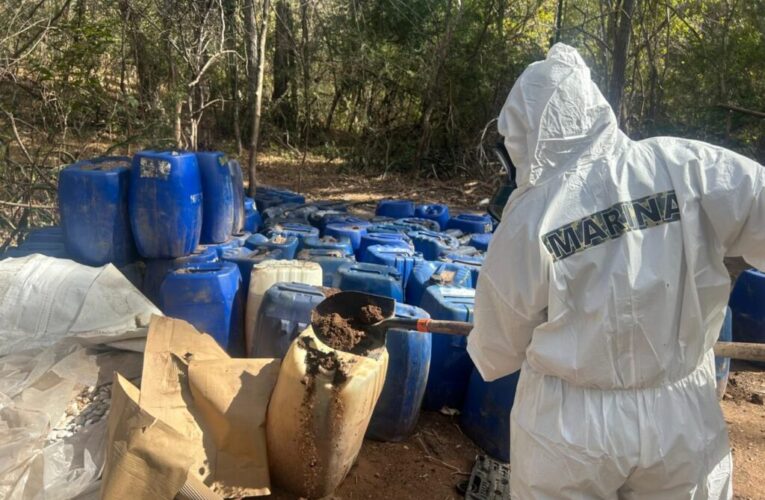 Video | Desmantelan narcolaboratorio en Corral Viejo, Culiacán