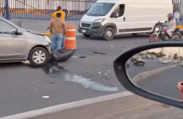 Video| Choque múltiple en la carretera Cuautitlán-Tlalnepantla 