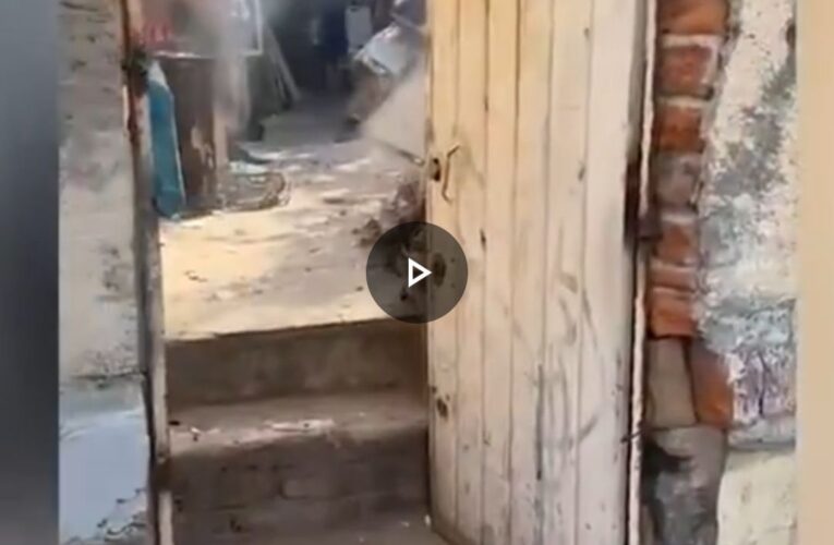 (Video) Policía heróico arriesga su vida por salvar a una niña de un incendio en Peralvillo 