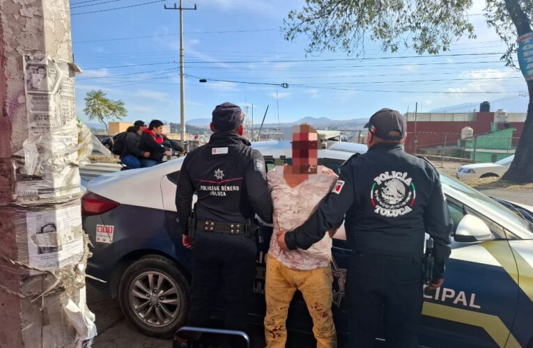 Policía Municipal de Toluca localiza a menor desaparecida y detiene a presunto responsable