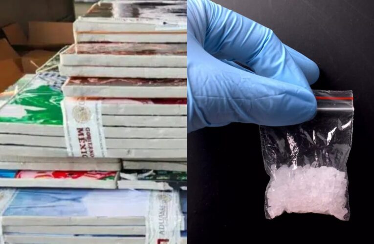 Semar asegura metanfetamina en cuadros decorativos en AICM