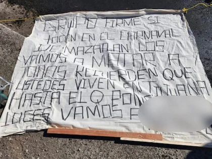 Amenazan a Grupo Firme con una cabeza humana en Tijuana