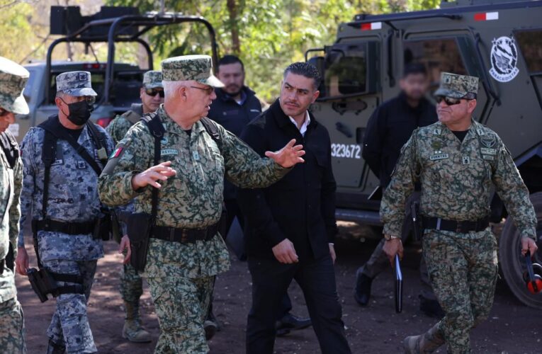 Ricardo Trevilla Trejo y García Harfuch coordinan labores de investigación e inteligencia en Sinaloa