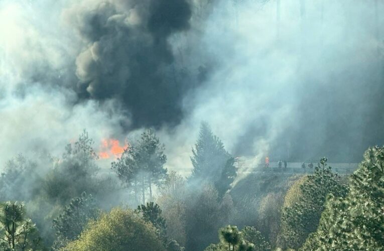 (VIDEO) PIPA DE GAS SE IMPACTÓ CONTRA VEHÍCULOS EN LA MÉXICO- PUEBLA;  5 MUERTOS Y 4 LESIONADOS.