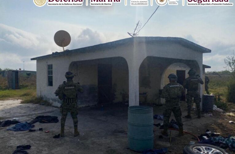 TRAS REPELER UNA AGRESIÓN EN TAMAULIPAS, DETIENEN A 11 PERSONAS CON UN ARSENAL