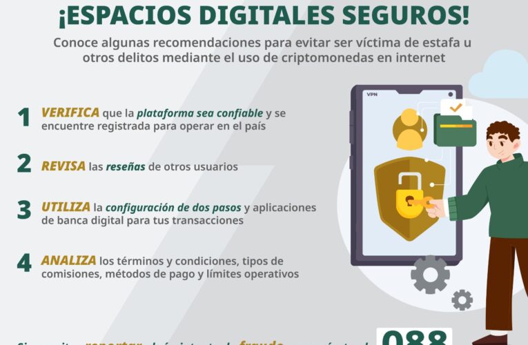 LA SSPC RECOMIENDA MEDIDAS PARA PREVENIR RIESGOS EN EL USO DE LAS CRIPTOMONEDAS