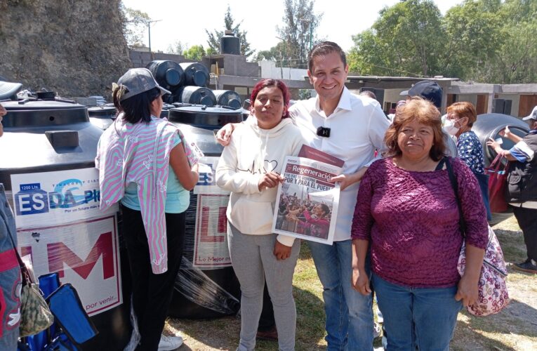 Pone en marcha Luis Montaño estrategia contra falta de agua en Atizapán de Zaragoza