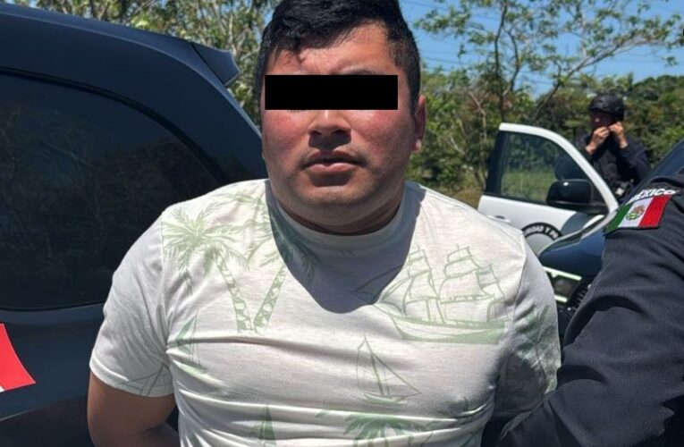 EN TABASCO, FUE DETENIDO UN OBJETIVO PRIORITARIO CON ORDEN DE APREHENSIÓN POR ASOCIACIÓN DELICTUOSA