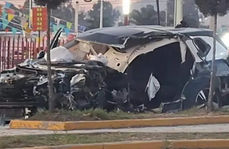 Choque en la México-Texcoco deja un muerto y dos lesionados
