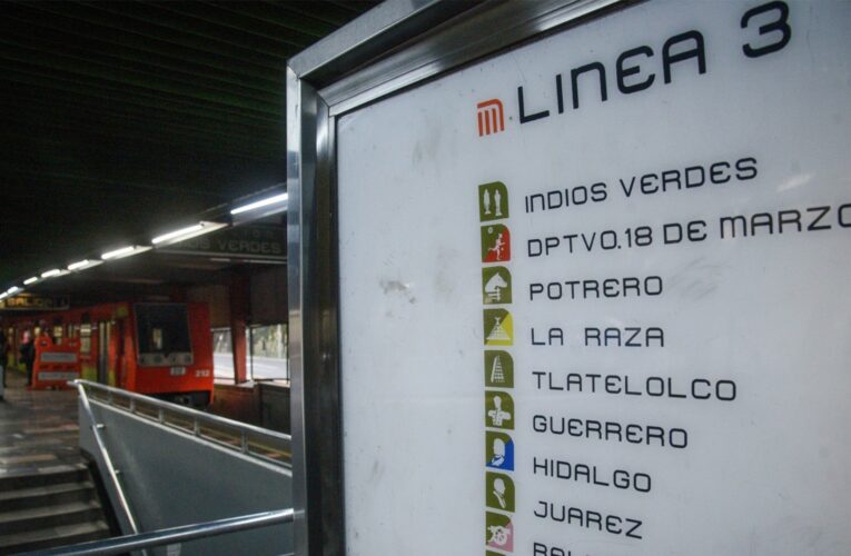 Ahora en Línea 3 del metro, reportan pinchazo a menor de edad.